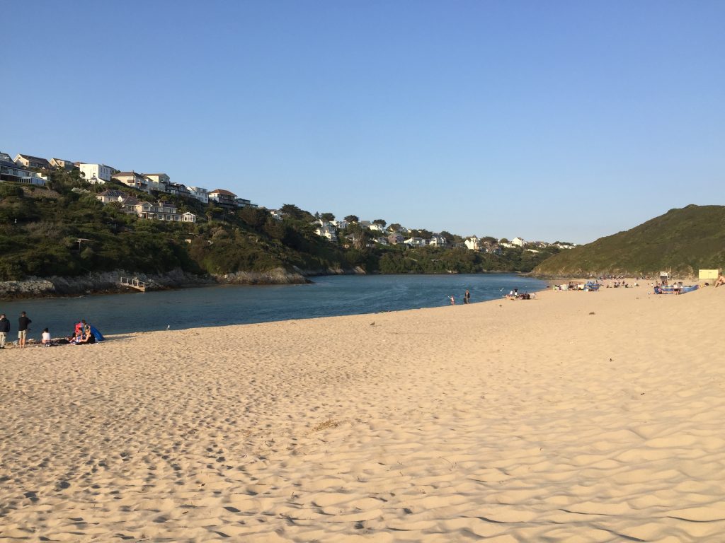 Digital Safety Signage for the RNLI at Crantock Beach